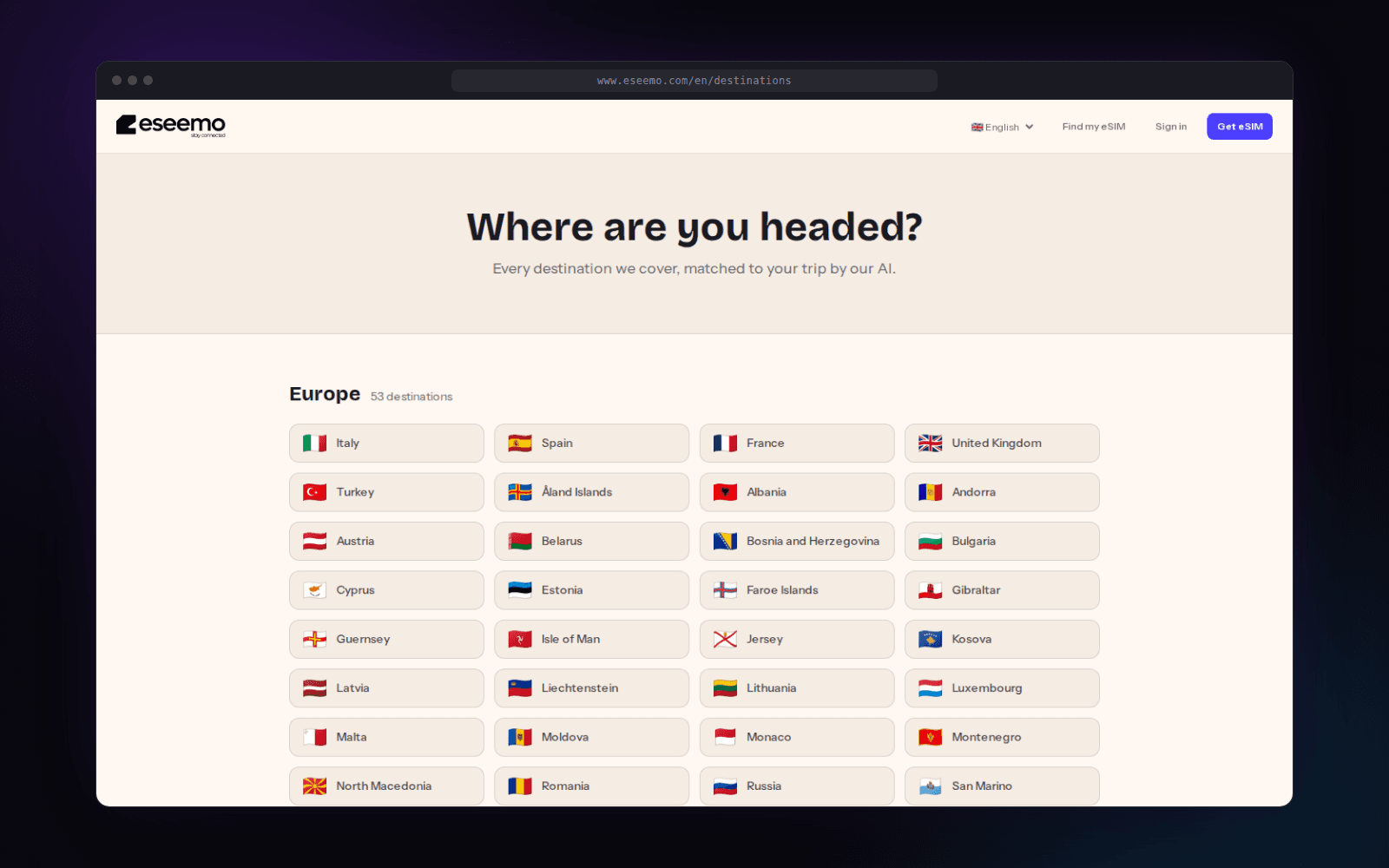 eseemo interface view 1